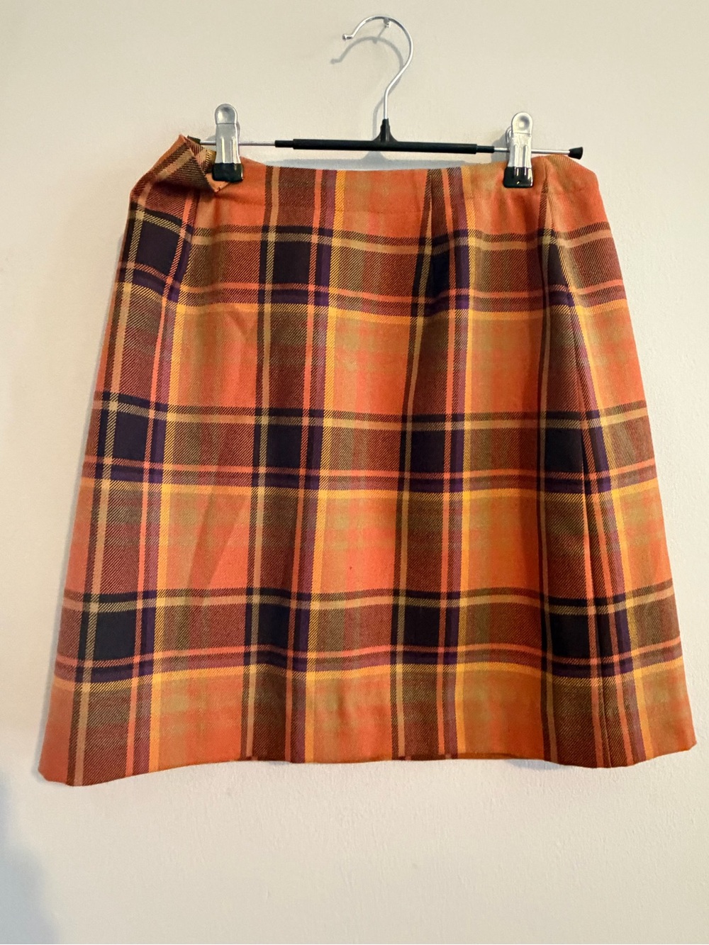 Vintage First Issue by Liz Claiborne plaid wrap skirt size 6p